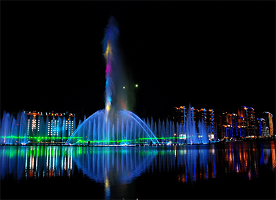 青年公園水幕電影(造價(jià)230萬)